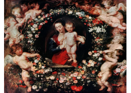 BRG-246 Jan Brueghel a Peter Paul Rubens - Madonna v girlandě květin