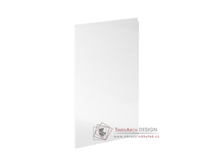 AURORA, dvířka na myčku 59,6x71,3cm, bílá / bílý lesk