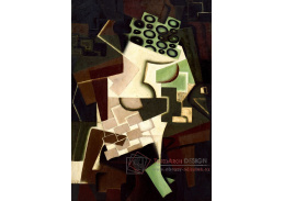 A-2903 Juan Gris - Ovocná mísa na kostkovaném ubruse