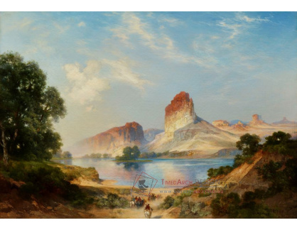 D-7674 Thomas Moran - V indianském ráji