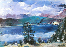 VLC 113 Lovis Corinth - Modřín ve Walchensee