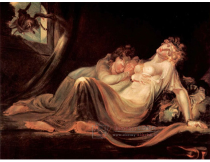 VSO 632 Johann Heinrich Füssli - Noční můra ve spaní dvou dívek