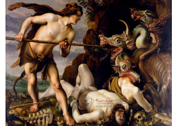 VSO 1044 Hendrick Goltzius - Cadmus zabijí draka