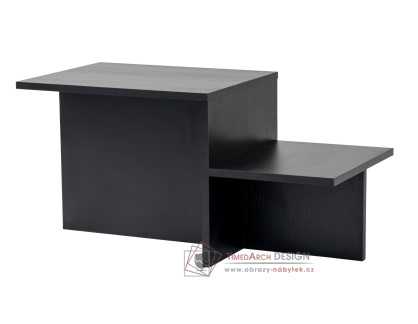 HARMONY, konferenční stolek 80x40cm, černá