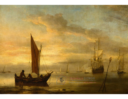 A-2538 Willem van de Velde - Západ slunce na moři