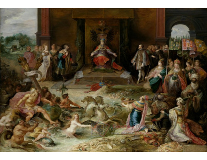 DDSO-3393 Frans Francken - Alegorie o abdikaci císaře Karla V v Bruselu
