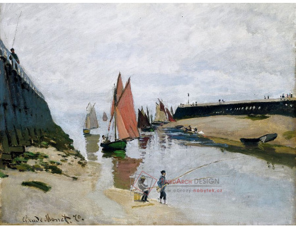 VCM 193 Claude Monet - Přístaviště v Trouville