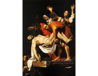 VCAR 43 Caravaggio - Pohřeb Krista