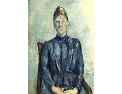VR10-14 Paul Cézanne - Portrét paní Cézanne