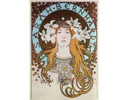 VAM95 Alfons Mucha - Sarah Bernhardt