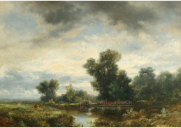 DDSO-4184 Remigius Adrianus van Haanen - Říční krajina s postavami