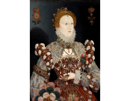 DDSO-2935 Nicholas Hilliard - Portrét královny Elizabeth I