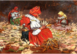 D-8982 Joža Uprka - Ženy loupající kukuřici