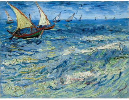 R2-1356 Vincent van Gogh - Rybářské lodě v Saintes-Maries