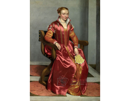 VSO1509 Giovanni Battista Moroni - Dáma v červeném