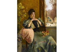 XV-97 Alfred Stevens - Zamyšlená žena u okna