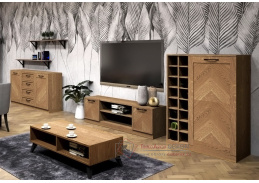 MIRI, obývací sestava nábytku, dub rustikální