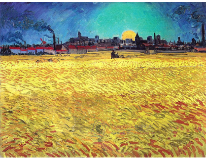 R2-1465 Vincent van Gogh - Pšeničné pole poblíže Arles