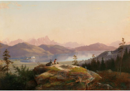 DDSO-1760 Marcus Pernhart - Pohled na jezera Wörthersee