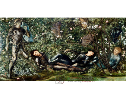 SO XVI-504 Edward Burne Jones - Rytíři a růžový vřes