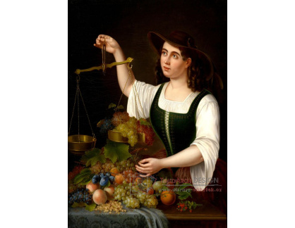 SO XVII-240 George Forster - Mladá žena na ovocném thu
