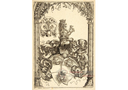 VR12-102 Albrecht Dürer - Erb se třemi lvími hlavami