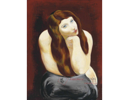 A-8207 Moise Kisling - Mladá dívka sedící