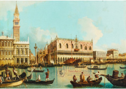 DDSO-4862 Canaletto - Benátky s výhledem z Bacino di San Marco na Molo