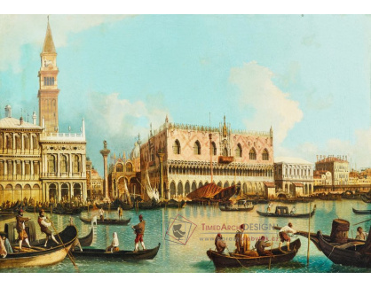 DDSO-4862 Canaletto - Benátky s výhledem z Bacino di San Marco na Molo