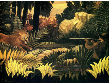 VF49 Henri Rousseau - Lovící lev