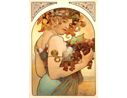 VAM26 Alfons Mucha - Fruits