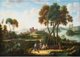 DDSO-1627 Hendrik Frans van Lint - Postavy v idealizované krajině