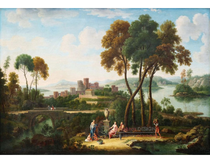 DDSO-1627 Hendrik Frans van Lint - Postavy v idealizované krajině