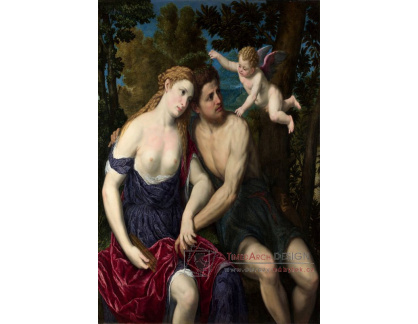 SO VII-170 Paris Bordone - Zamilovaný pár Daphnis a Clhoe