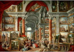 SO X-489 Giovanni Paolo Panini - Galerie s výhledem na moderní Řím