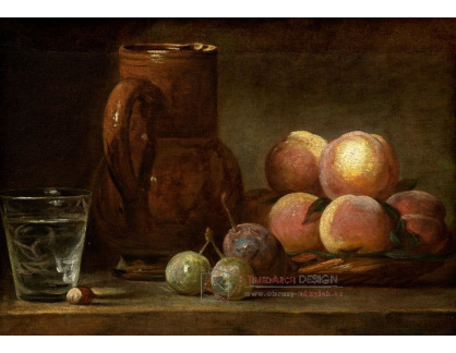 D-7341 Jean Siméon Chardin - Ovoce, džbán a sklenice
