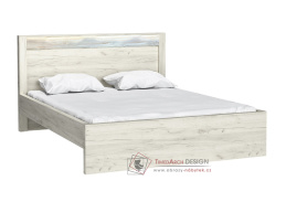 INDIANAPOLIS I-19, postel 160x200cm, jasan bílý