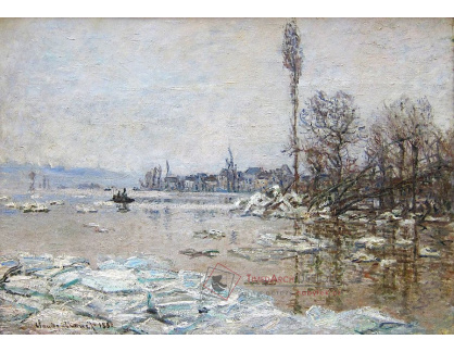 R8-116 Claude Monet - Ledové kry v Lavacourt