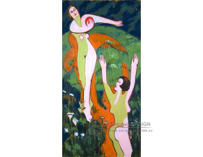 VELK 29 Ernst Ludwig Kirchner - Ženy s míčem