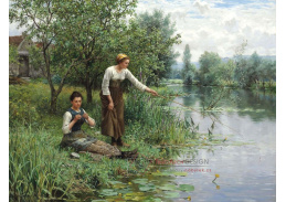 VU93 Daniel Ridgway Knight - Dvě rybařící ženy