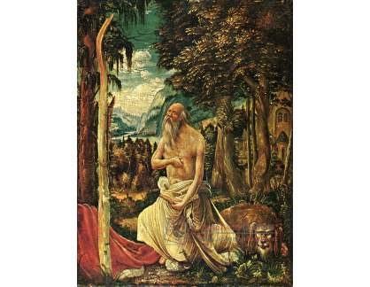 VSO 739 Albrecht Altdorfer - Kajícný svatý Jeroným