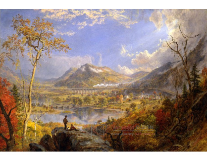 SO IX 274 Jasper Francis Cropsey - Viadukt Starrucca, Pennsylvania