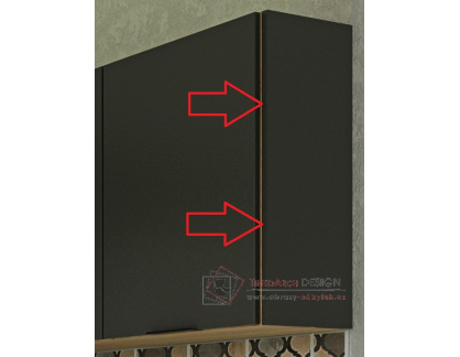blenda - boční panel š.28, v.71.7, Premiere PAN717280, bílý lesk