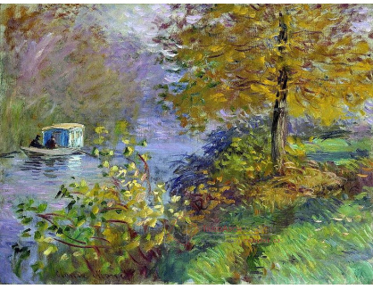 A-5808 Claude Monet - Le Bateau-atelier