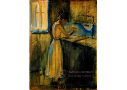 A-5586 Edvard Munch - Umývající se mladá žena
