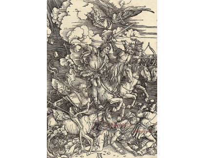 VR12-63 lbrecht Dürer - Čtyři jezdci apokalypsy