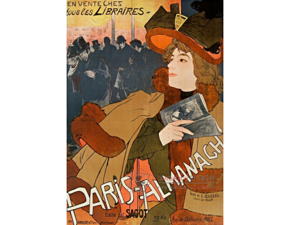 A-7798 Georges de Feure - Plakát Paris Almanach