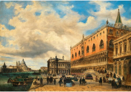 A-8344 Giovanni Grubas - Pohled na Santa Maria della Salute, Punta della Dogana a Canal Grande
