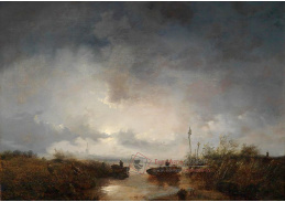 DDSO-4183 Remigius Adrianus van Haanen - Rybáři v měsíčné noci