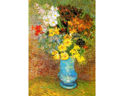 R2-505 Vincent van Gogh - Váza se sedmikráskami a sasankami